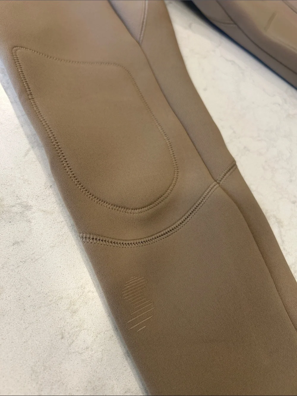 NWT SKIMS Sport Swim Sleek High-Waist Wetsuit Scuba Pants in Taupe